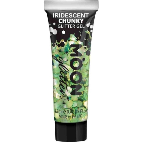 Moon Creations Glitter Makeup Moon Glitter - Iridescent Chunky Glitter Gel Groen