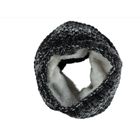 Sarlini | Gebreide Snood | Colsjaal Zwart Grijs | Kate