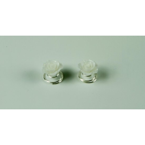 Curlies roos mini wit