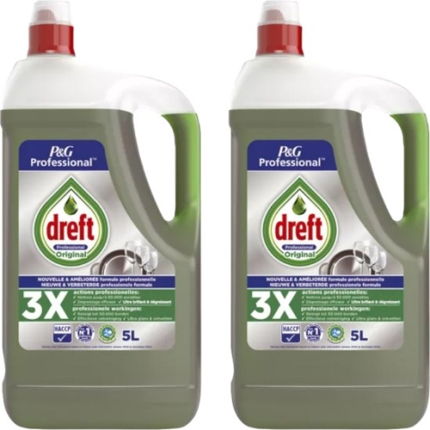 Dreft - Afwasmiddel - 2 x 5L - Voordeelverpakking