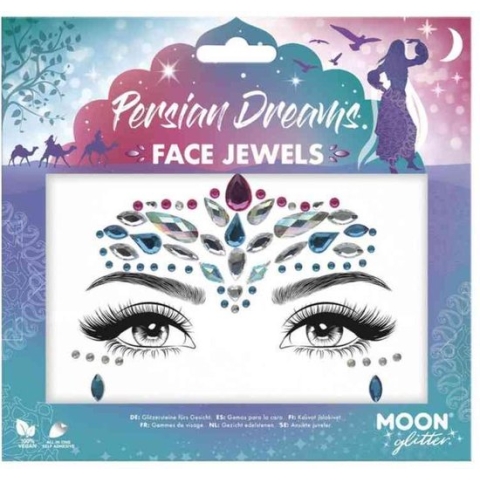 Moon Creations Gezicht Diamanten Sticker Moon Glitter - Persian Dreams Multicolours