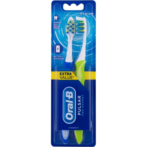 Oral-B Pro-Expert Pulsar 35M - 2 Tandenborstels - Handtandenborstel