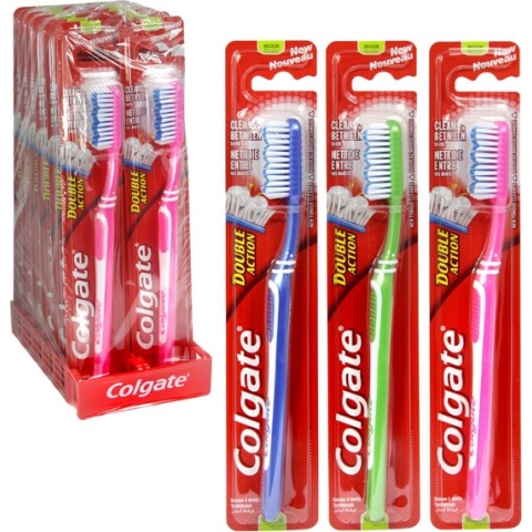 12x Colgate Double Action tandenborstel