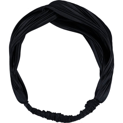 Sarlini Stoffen Haarband / Hoofdband Rib Zwart