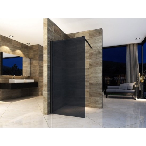 ALONI - INLOOPDOUCHEWAND ROOKGLAS 8CM 1000X2000CM