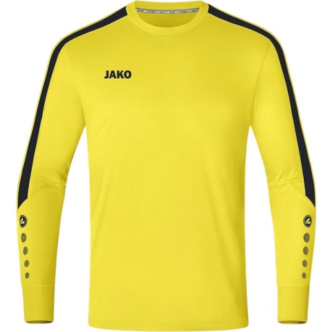 Jako Power Keepershirt Lange Mouw Kinderen - Geel | Maat: 152