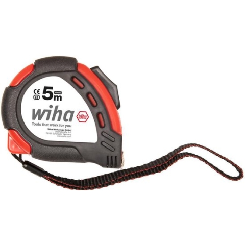 Wiha Rolmaat 5m met riemclip - 33251