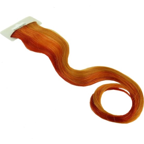 Balmain Double Hair Color Extension 40cm Clip voor echt haar kleur selectie - Flame