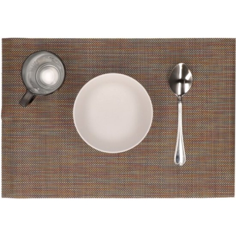 Svenska living Placemats - 12x stuks - multi color - polyester - 45 x 30 cm