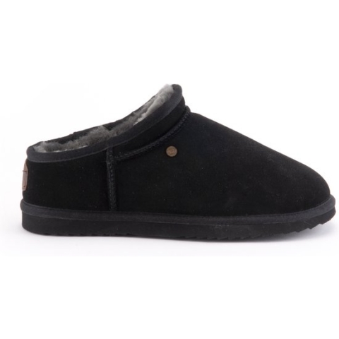 Warmbat Conner Men Suede Heren Sloffen - Zwart - Maat 43