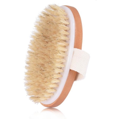 dry brushing huidborstel - anti cellulitis borstel - droog borstelen