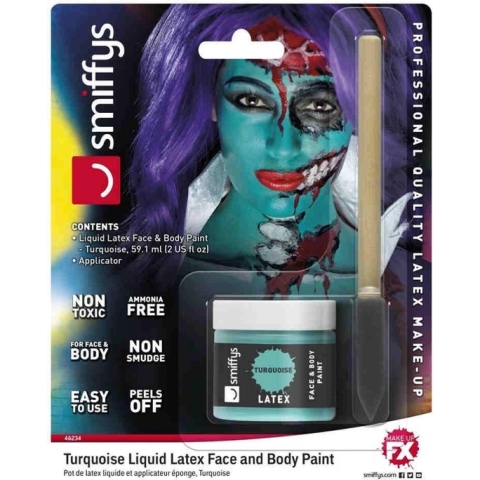 Smiffys Liquid Latex 46234 Turquoise