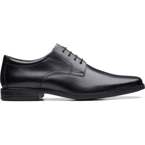 Clarks - Heren - Howard Walk - G - 2 - black leather - maat 7,5