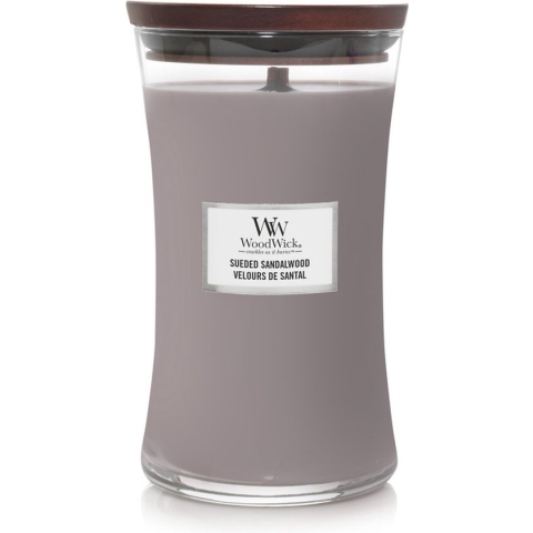 WoodWick Sueded Sandalwood Large Candle