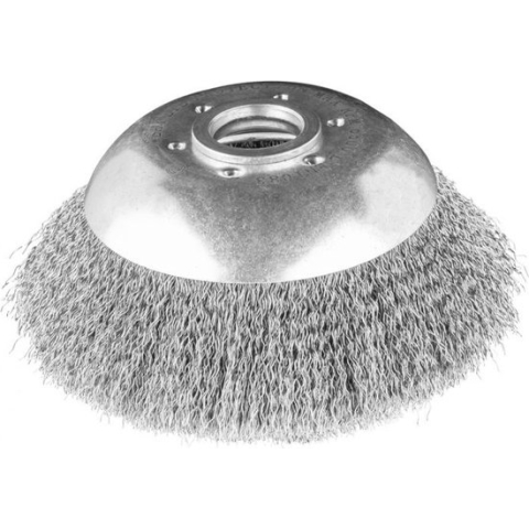Universele kwaliteits Onkruidborstel 150 mm Fijn Gedraaid staaldraad 0.3  mm