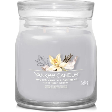 Yankee Candle - Smoked Vanilla & Cashmere Signature Medium Jar