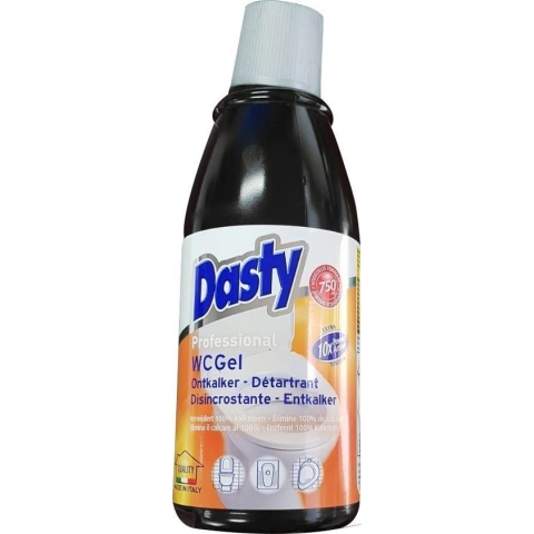 Dasty , Professional wc gel, Ontkalker, 750 ml