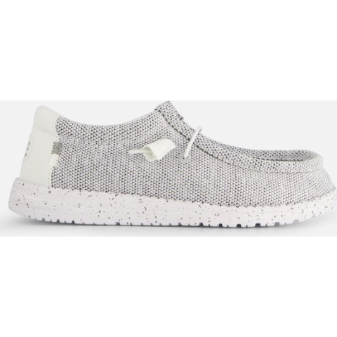 HEYDUDE Wally Sox Instappers grijs Canvas - Maat 44