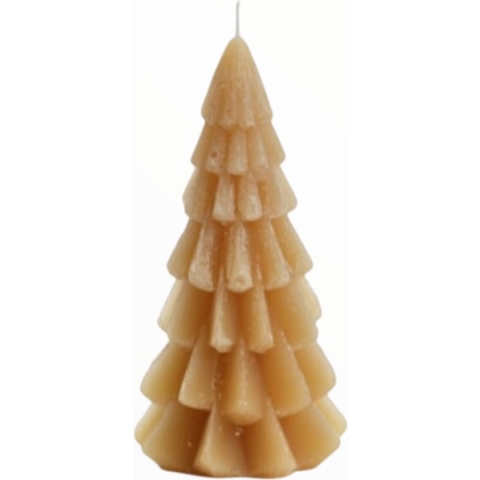 Rustik Lys - Kaars - Kerstboom - Fudge - 6,3 x 12 cm