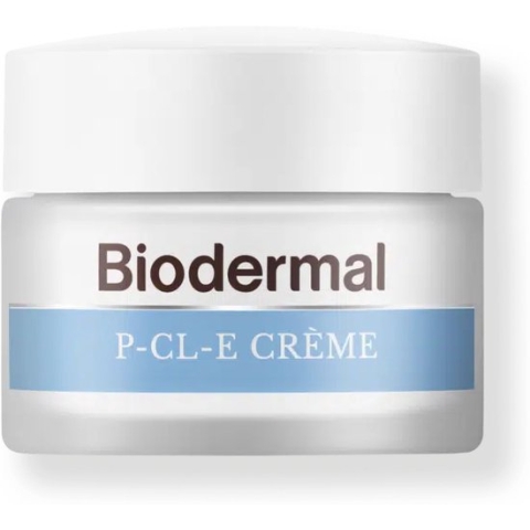 Biodermal P-Cl-E creme - Dagcreme - Deze dagcrème ondersteunt het herstellend vermogen van de droge huid - droge huid gezichtscreme - gezichtsverzorging - 50 ml