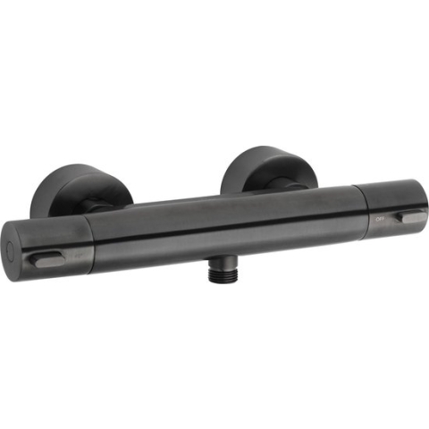 Ben Lavion - Douchekraan - 15 cm - Cooltouch - Thermostatisch - Zwart - Douchethermostaat