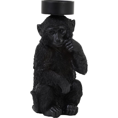 Light & living Light&Living kandelaar Monkey Zwart 32 x 16,5 x 15