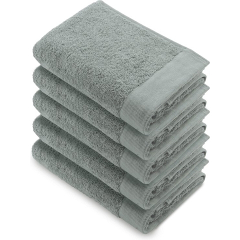 Walra Remade Handdoeken 50x100 - set van 5 - Zware kwaliteit 550 g/m2 - Jade