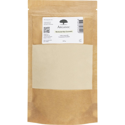 Bentoniet Klei - Arganic - Cosmetic Grade - 250 gram