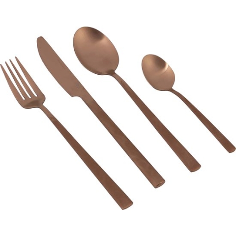 Bo-Camp - Industrial collection - Bestekset - Corson - 16 Stuks - 4 Personen - Koper