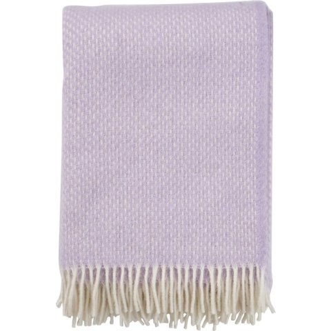 Klippan wollen plaid Preppy Lila - 130x200cm