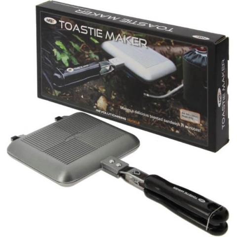 NGT Bankside Sandwich Toaster - Gun Metal (Small) | Camping bestek