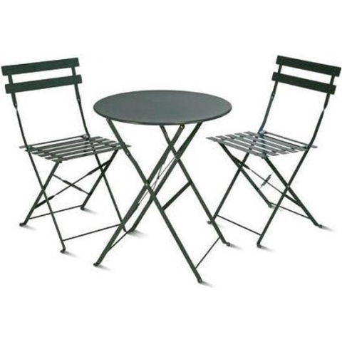 Central Park Bistroset 'Maddy' - Staal - Antraciet