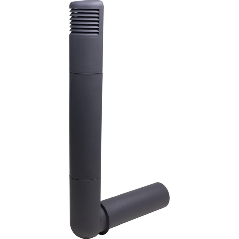 Ventilatieschacht Ross T177 125mm donkergrijs