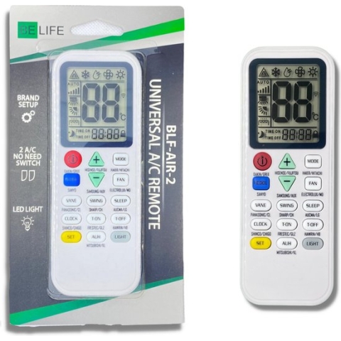 BELIFE® Universele Airco Afstandsbediening 1000 in 1.