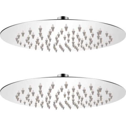 vidaXL-Regendouchekop-2-st-rond-20-cm-roestvrij-staal