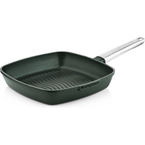 Westinghouse Performance Series - Grillpan Inductie 28cm - Oven Geschikt - Groen - Steakpan