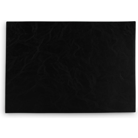 Salt & Pepper Placemat 43x30cm lederlook zwart vague Tabletop (Set van 4)