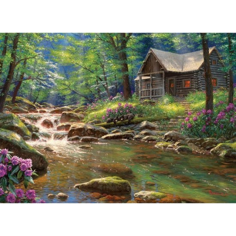 Cobble Hill puzzle 1000 pieces - Fishing cabin