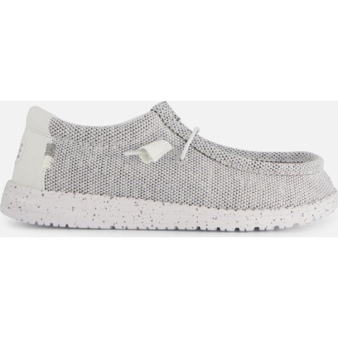 HEYDUDE Wally Sox Instappers grijs Canvas - Maat 45