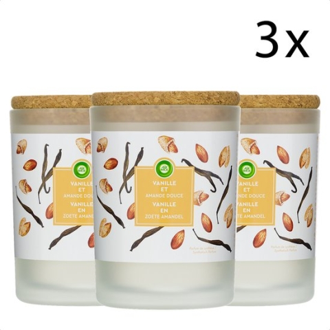 Air Wick Geurkaars - Vanille & Zoete Amandel x3