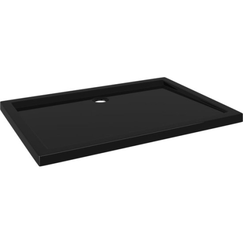 vidaXL-Douchebak-rechthoekig-80x110-cm-ABS-zwart