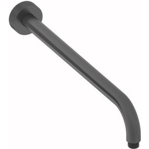 Plieger Roma douchearm wand 35cm geborsteld zwart chroom