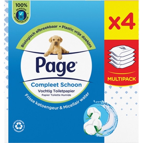 Page  - Vochtig Toiletpapier Fresh - 4 x 42 vellen