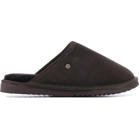 Warmbat Classic Unisex Suede Heren Sloffen - Bruin - Maat 47