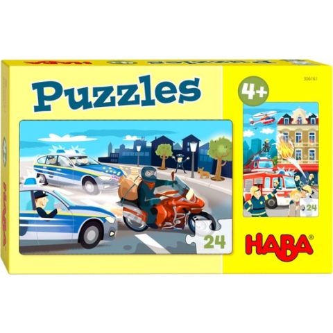 Haba Legpuzzel Puzzels In Actie Junior Karton 2 X 24 Stukjes