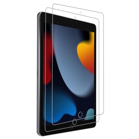 iPad 2021 screenprotector - 10.2 inch - iPad 9e/8e/7e generatie screenprotector - iPad 2020/2019 tempered glass - 2 Stuk