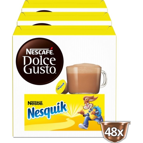 Nescafé Dolce Gusto capsules Nesquik - chocolademelk - 48 cups chocolademelk