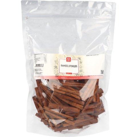 Van Beekum Specerijen - Kaneelstokjes - 450 gram (hersluitbare stazak)
