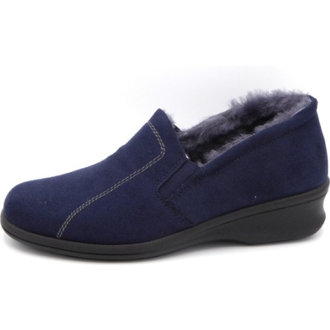 Rohde Dames Pantoffel - 2516-56 Blauw - Maat 6½  (40)