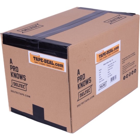 Deltec Gaffa Tape Pro 50mm x 25m Zwart (Doos 30 Rol)